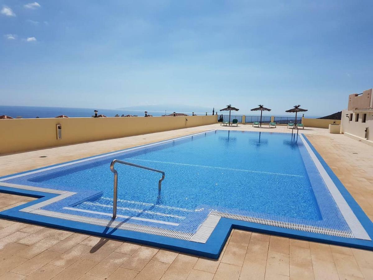 Villa Roque Del Conde With Fantastic Sea View, Terrace, Pool, Wifi, Sat-Tv, Garage Costa Adeje  Exteriér fotografie